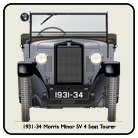 Morris Minor SV 4 Seat Tourer 1931-34 Coaster 3